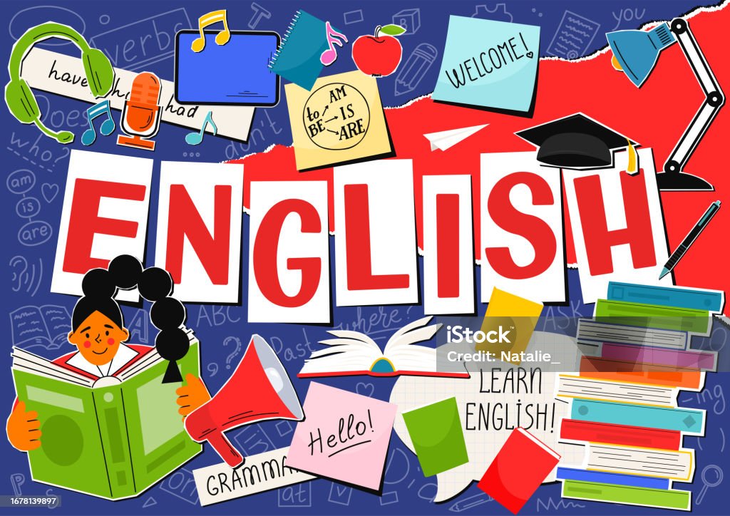 Engels Language Picture English Stock Illustration - Download Image Now - English Language ...