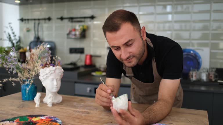 Man working at workshop