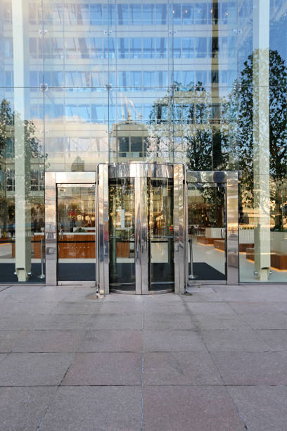 istock Revolving Door Office Building 1678214099