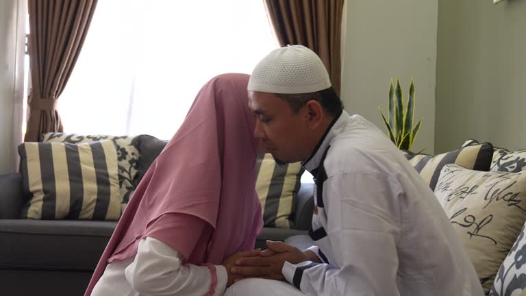 An Indonesian family are celebrating Eid-Ul-Fitr at their home.