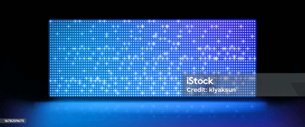 Led Show Background Led Light Screen Background Wall Stage Show Panel Stock Illustration ...
