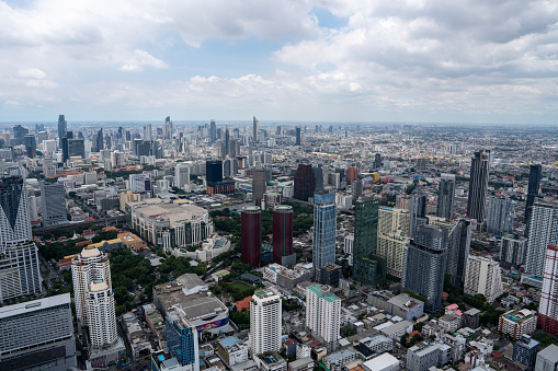 View the Cityscape and Buildings of Bangkok in Thailand Southeast  Asia