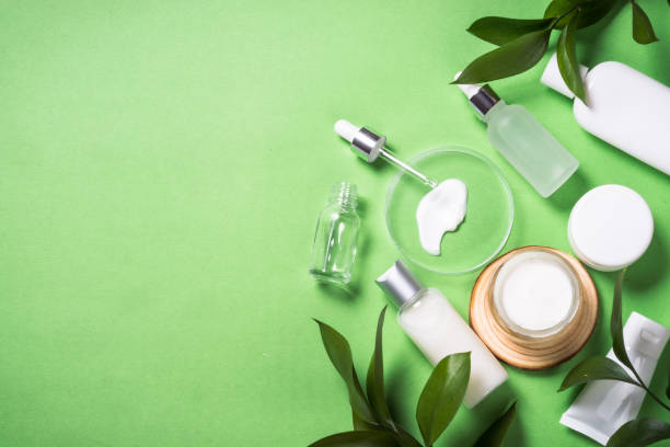 istock Natural Cosmetic products with green plants. 1678316238
