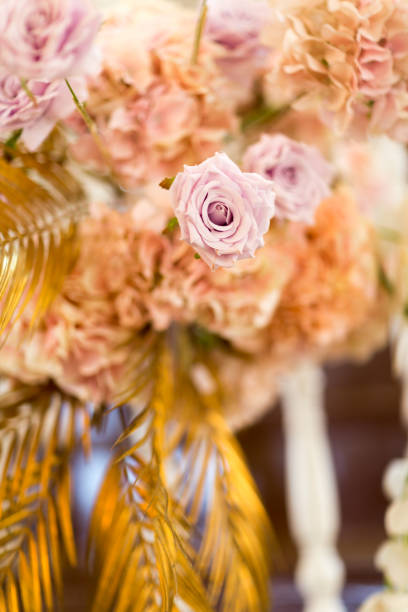 istock Selective focus fabric flowers, valentine concept 1678457577