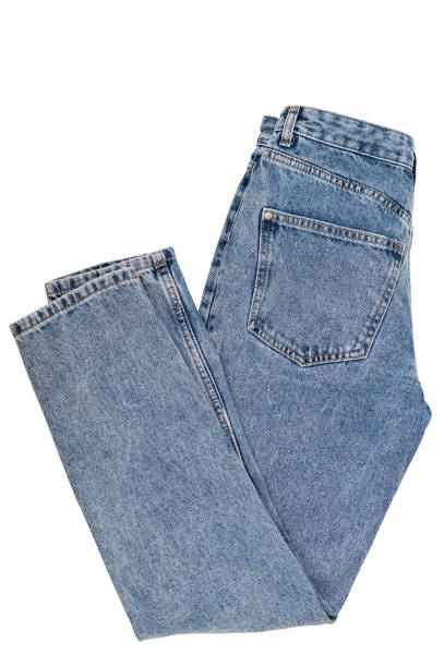 istock Denim jeans isolated on white background. Jeans, Clothing, Denim. 1678488375