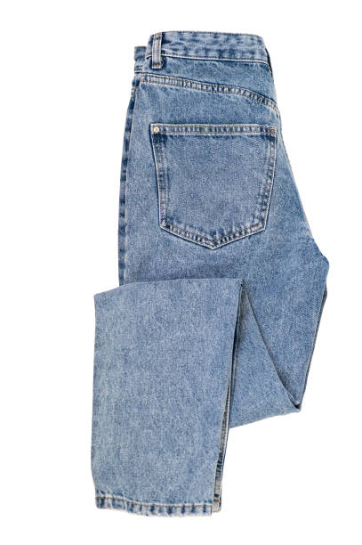 istock Denim jeans isolated on white background, denim trousers 1678488393