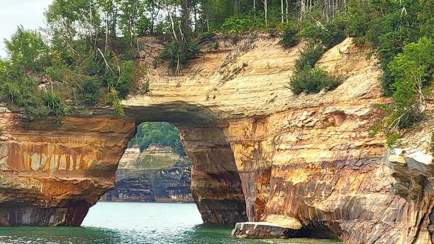 istock Picture rocks in upper peninsula 1678498878