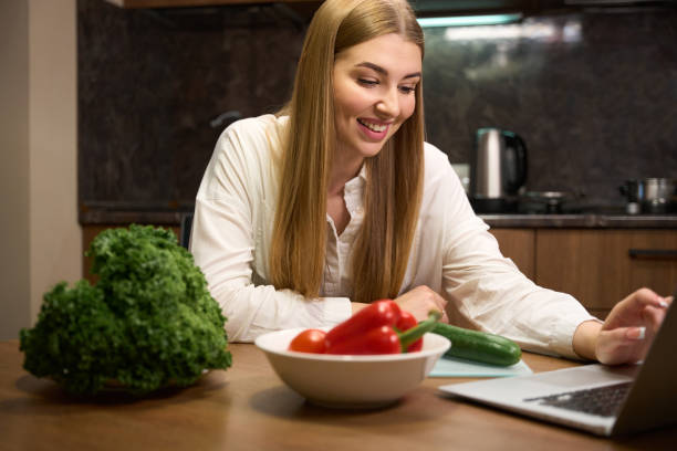 istock Young smiling female resting in modern room 1678557654