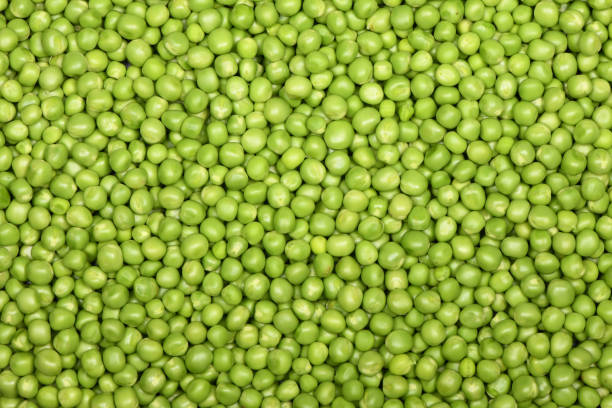 istock Green wet raw peas vegetable for background 1678569730