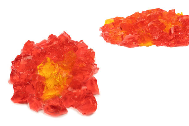 istock Sweet fruit jelly dessert isolated on a white background. 1678617734