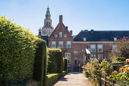 Prince garden - prinsentuin, in the city of Groningen in the Netherlands