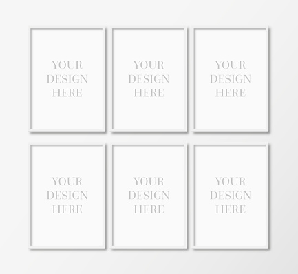 Realistic empty white photo frame mockup on white background
A4, A3, A2 5x7 ratio Vertical Photo Frame