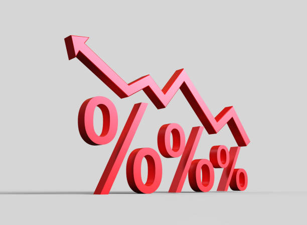 istock Percentage Sign with Red Arrow Moving Up 1678821010