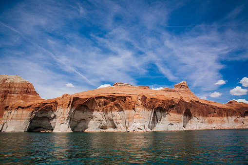 The many  geological colors of Lake Powell