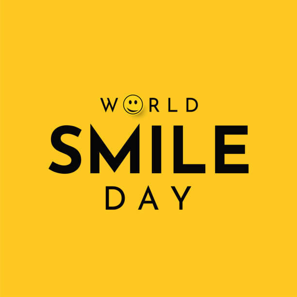 World Smile Day poster. Vector World Smile Day poster. Vector illustration. EPS10 World Smile Day stock illustrations