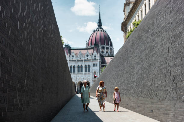 Budapest, Hungary - August 6, 2024: Mini Trabant, Major Statement: Mihály Kolodko's Playful Urban Sculpture