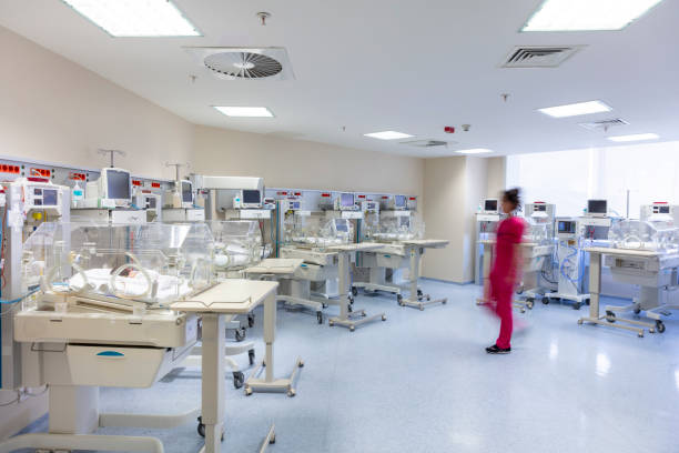 istock Babies and nurse in a special baby care unit. 1679047590