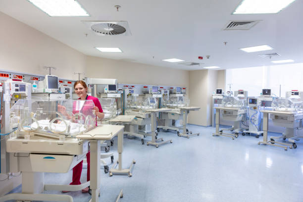 istock Babies and nurse in a special baby care unit. 1679088576