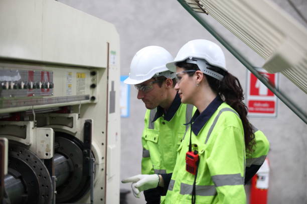 istock worker or engineer working in factory with safety uniform , safety hat and safety glasses , image is safety concept or happy workplace 1679090131