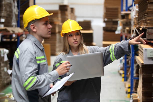 istock worker or engineer working in factory with safety uniform , safety hat and safety glasses , image is safety concept or happy workplace 1679096476