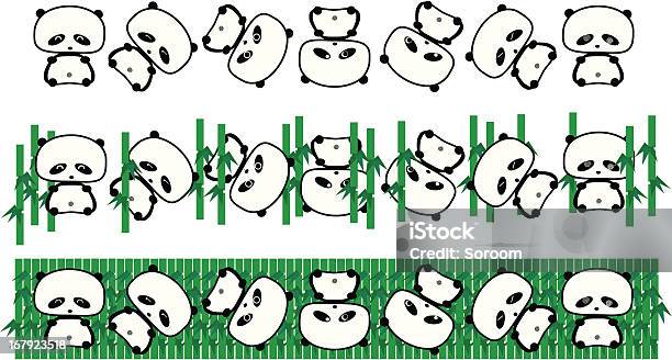 Brama Panda W Bambus - Stockowe grafiki wektorowe i więcej obrazów Bambus - Tworzywo - Bambus - Tworzywo, Bambus - Wiechlinowate, Clip Art