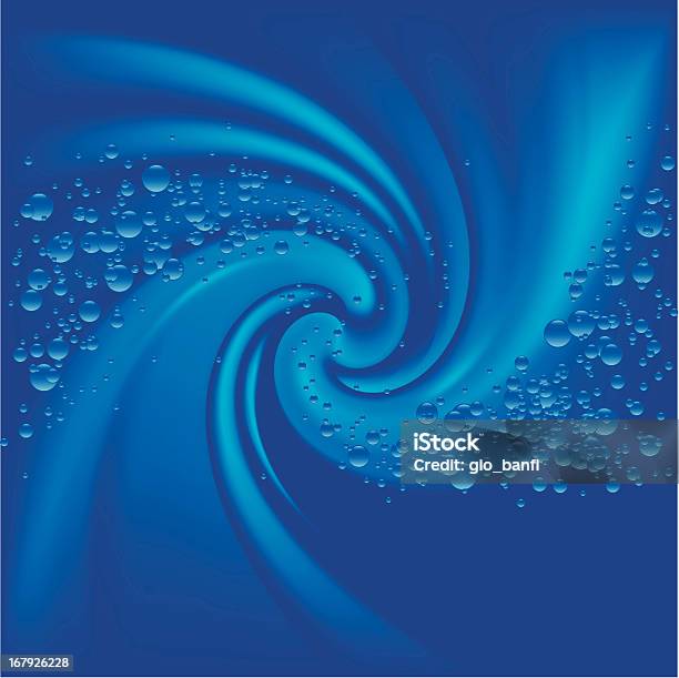 Blue Vortex Vector Blue Vortex Stock Illustration - Download Image Now - Backgrounds, Blue ...