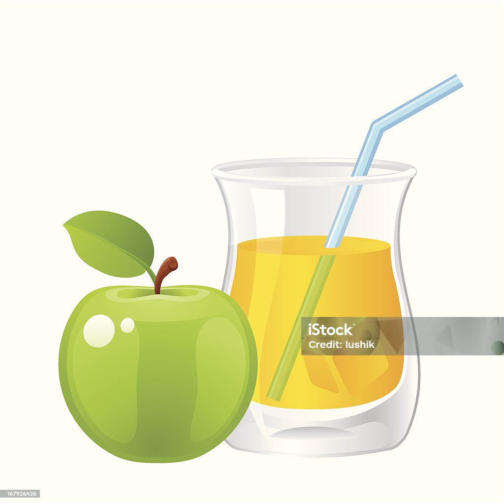 アップルジュース - りんごジュースのロイヤリティフリーベクトルアート