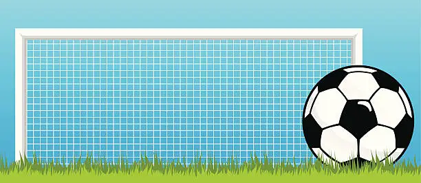 Vector illustration of soccer background