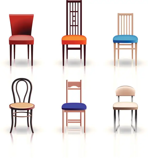 Vector illustration of chairs
