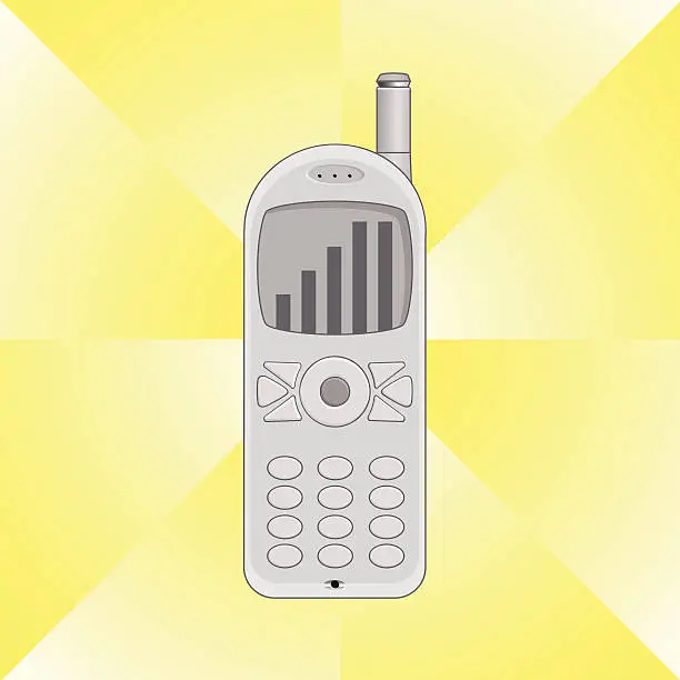 Vector illustration of Cell phone