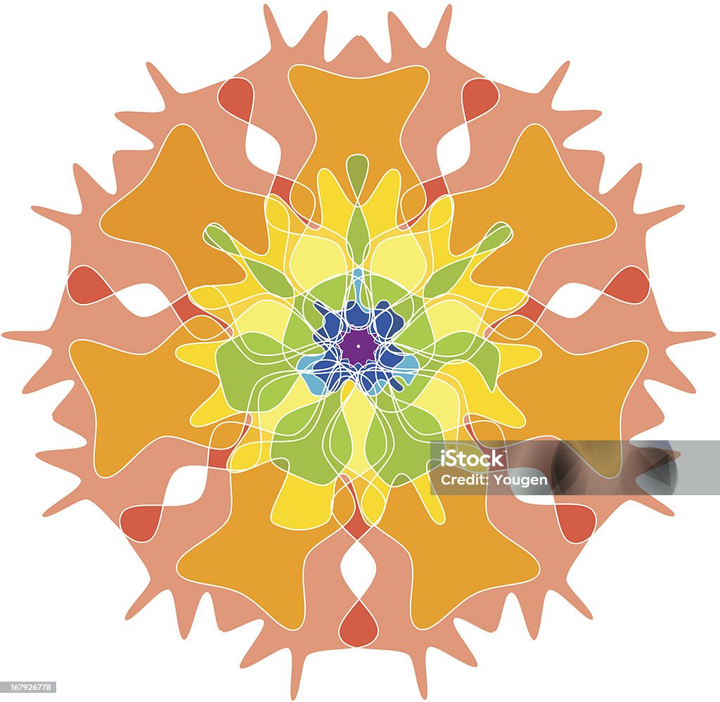 Mandala-symbol divine świecie (Wektor - Grafika wektorowa royalty-free (Bez ludzi)