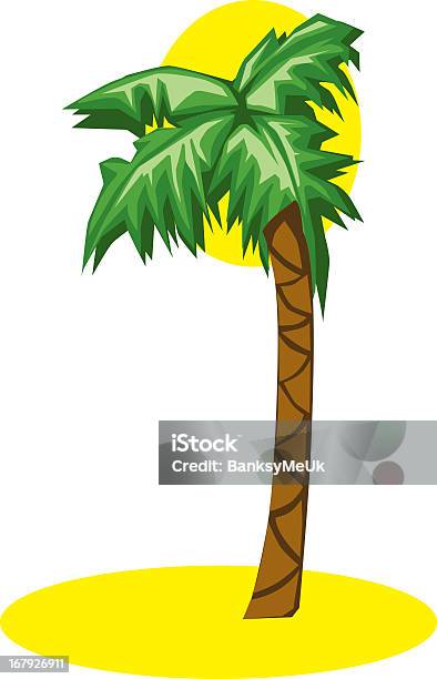 Palm Tree Stock Vektor Art und mehr Bilder von Baum - Baum, Braun, Grün