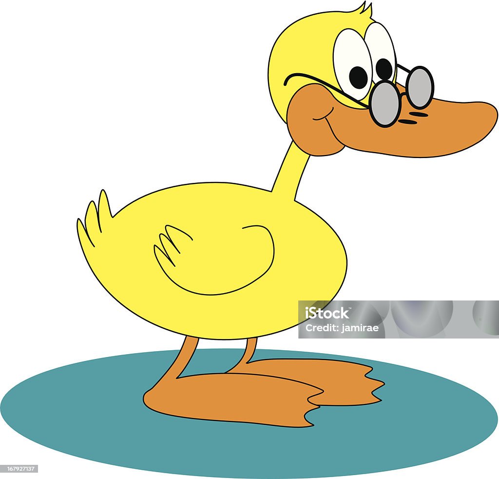 Duck With Glasses Stock Illustration - Download Image Now - Animal, Beak,  Bird - iStock