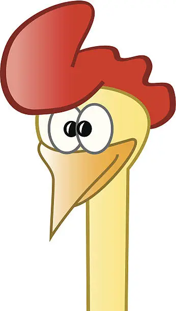 Vector illustration of Chickenhead - Illustrator vector