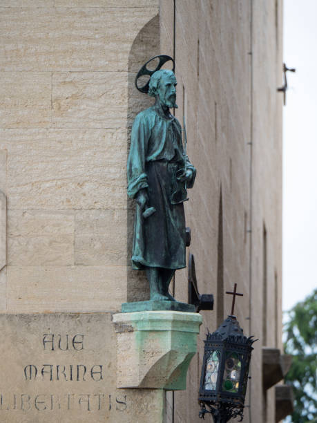 istock Saint Marinus statue in San Marino 1679307496