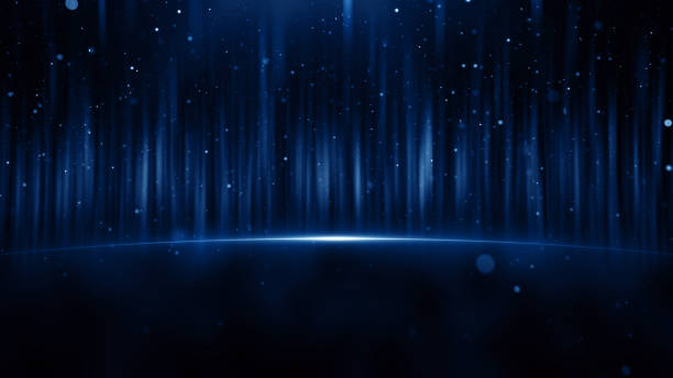istock Particles Blue dust abstract light bokeh motion titles cinematic background 1679458789