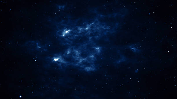 istock Particles Blue dust abstract light bokeh motion titles cinematic background 1679459302