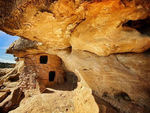 Two Story Indian Ruins in the desert