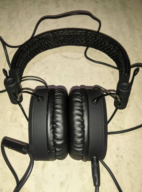 istock Portable Modern Wired Headphone Photography 1679584746
