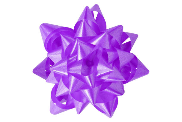 istock purple gift bow ribbon isolated on white background 1679624918