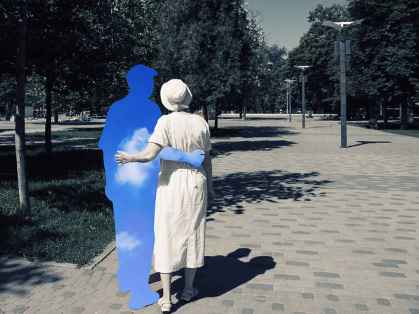 istock The happy old couple in the summer on a walk 1679647595