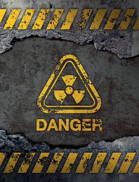 istock Danger sign on concrete cement wall background 1679683359