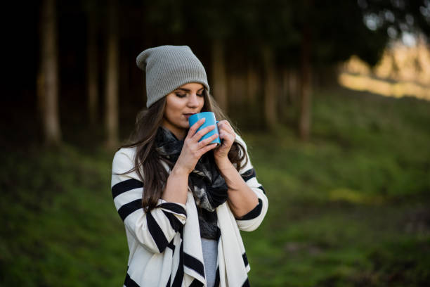 istock Woman portrait in the forest 1679685470