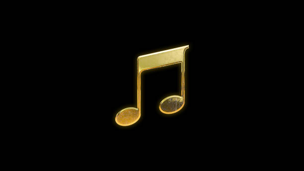 istock Musical notes gold golden icon symbol 1679715805