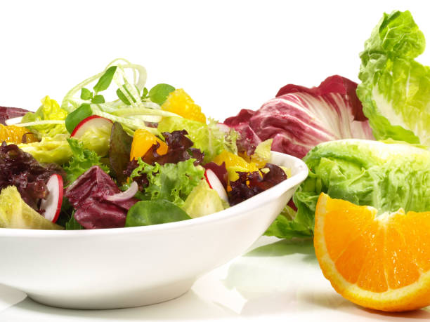 istock Mixed Salad with Orange - Isolated 1679719483