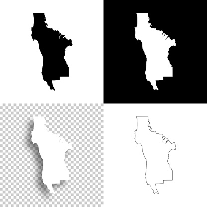 Map of San Mateo County - California, for your own design. Four maps with editable stroke included in the bundle: - One black map on a white background. - One blank map on a black background. - One white map with shadow on a blank background (for easy change background or texture). - One line map with only a thin black outline (in a line art style). The layers are named to facilitate your customization. Vector Illustration (EPS file, well layered and grouped). Easy to edit, manipulate, resize or colorize. Vector and Jpeg file of different sizes.