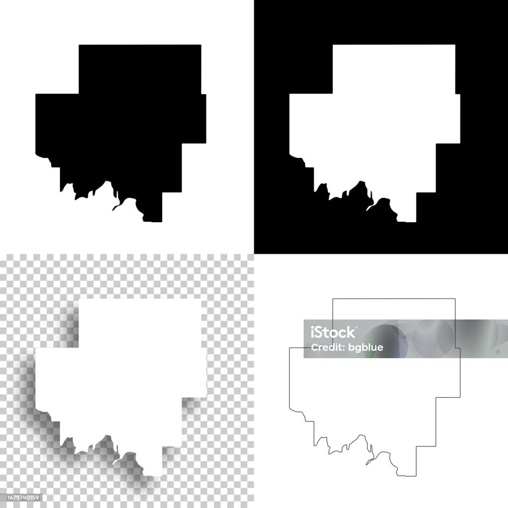 Ilustración de Condado De Ramsey Dakota Del Norte Mapas Para El Diseño