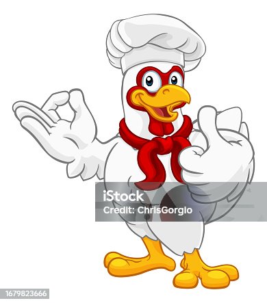 istock Chicken Chef Rooster Cockerel Perfect Cartoon 1679823666