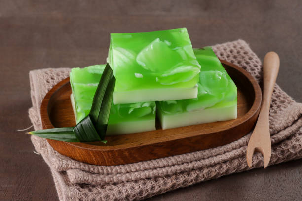 istock Pandan Jelly and Coconut Thai Dessert. 1679828123