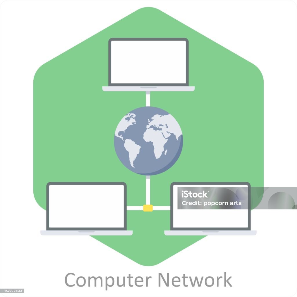 Computer Network Emoji Computer Network Stock Illustration - Download Image Now - Computer ...